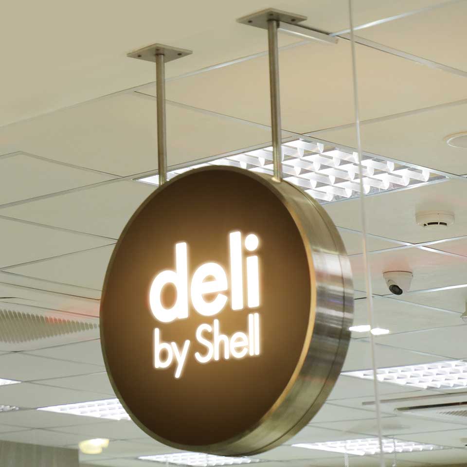 Deli by Shell Signage