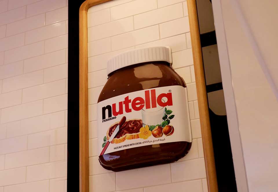 Nutella 3D Signage