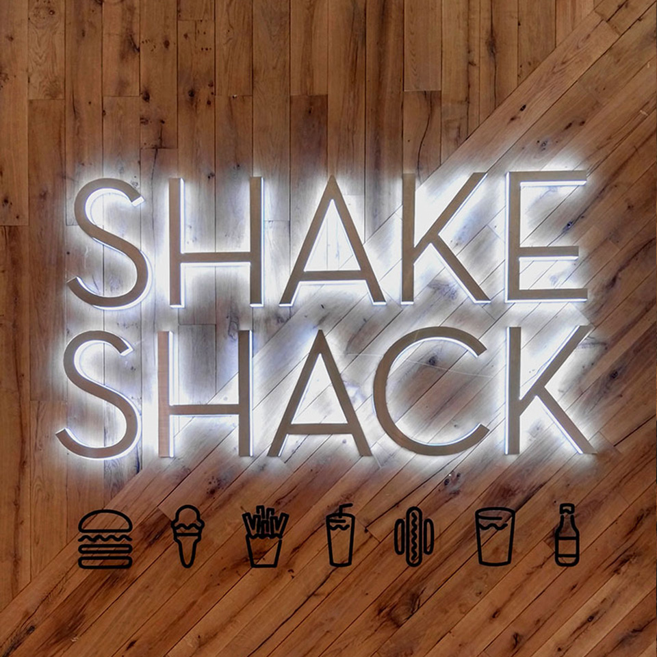 Shake Shack Signage Lighting